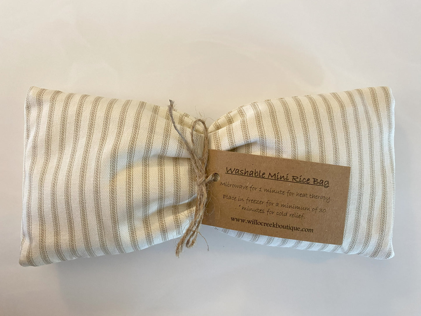 Washable Microwavable Rice Bag l Eye Pillow l Comfort Therapy Pack l Aromatherapy Bag l Stripes