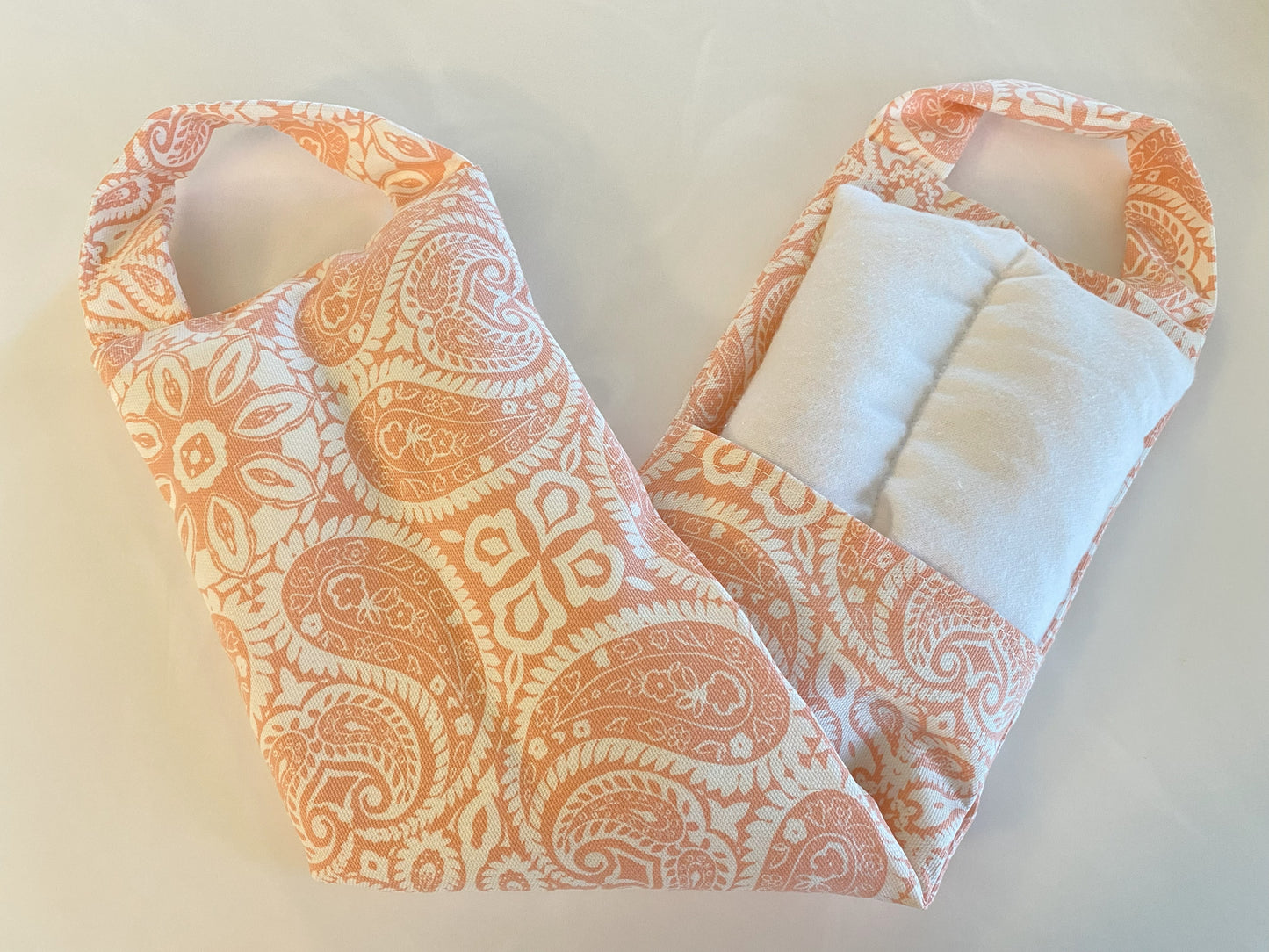 Washable Microwavable Rice Bag with Handles l Comfort Therapy Pack l Neck Wrap l Aromatherapy bag l Paisley