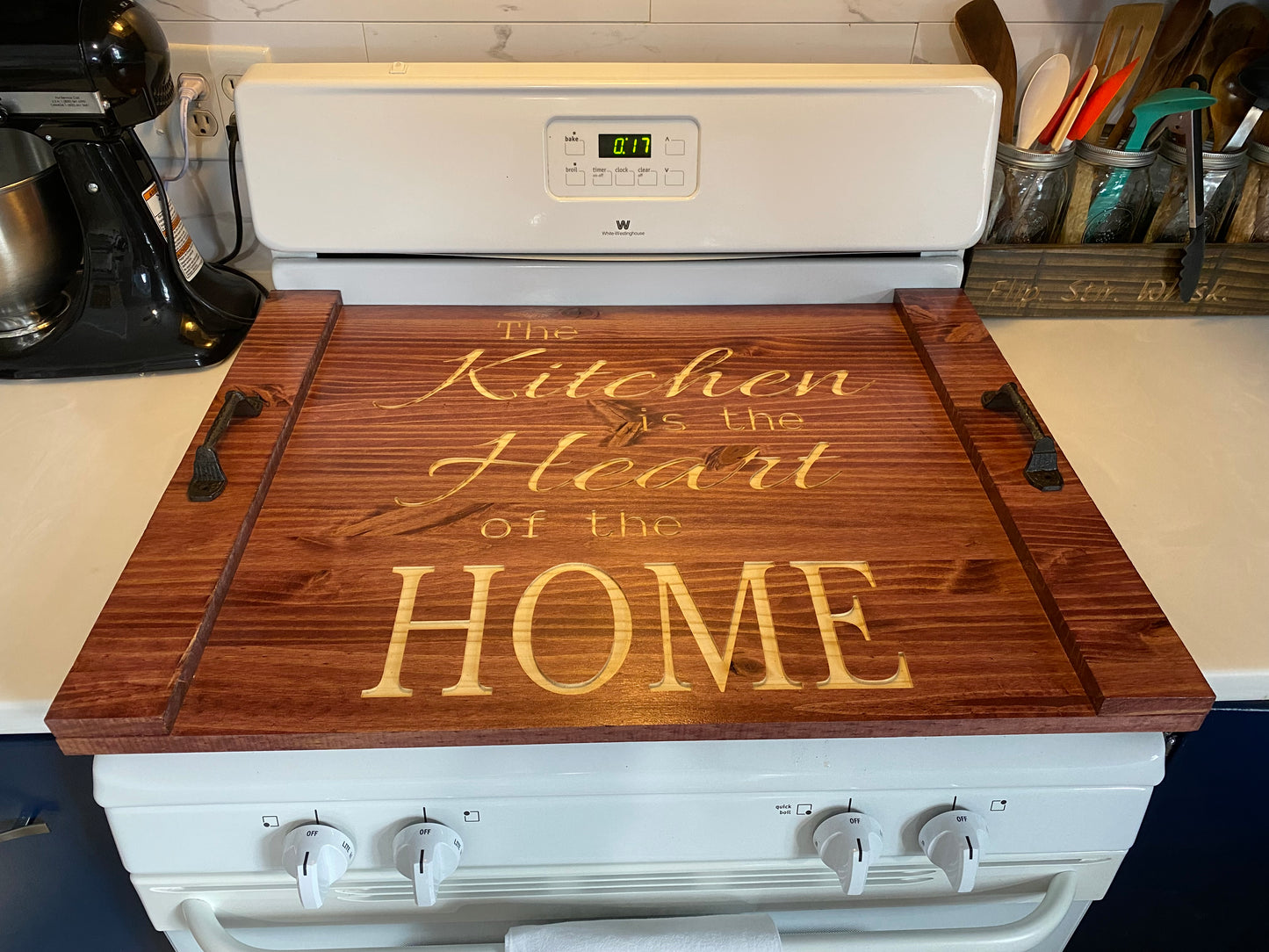 The Kitchen is the Heart of the Home Carved Noodle Board