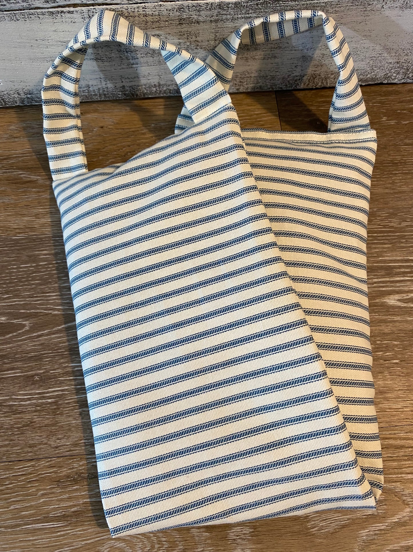 Blue/White Stripe Microwavable Rice Bag